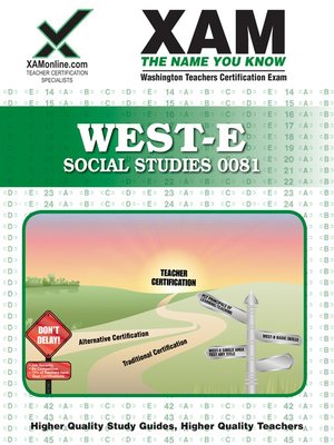 cover image of WEST-E Social Studies 0081